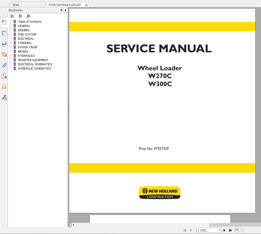 New Holland Service Manual 2019 Full 150Gb