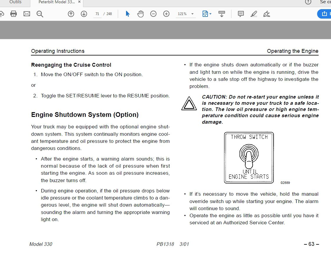 Peterbilt Model 330 Operators Manual 3