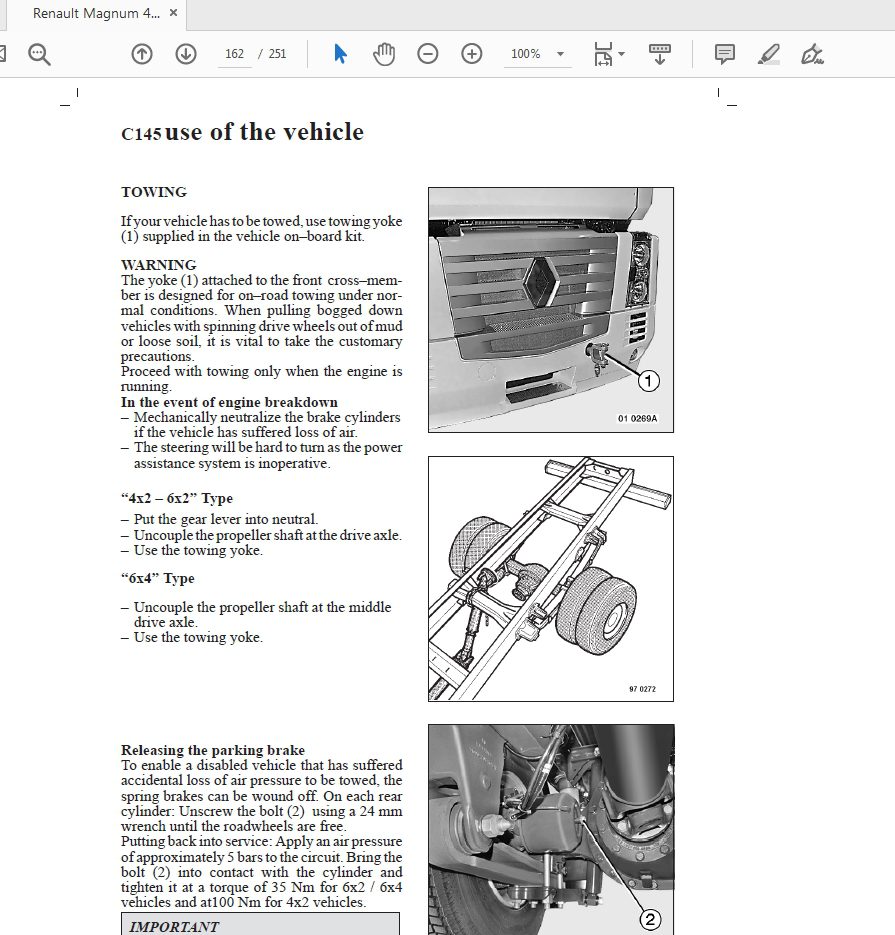 Renault Magnum 400 440 480 NE 33914 PDF Service Manual 3