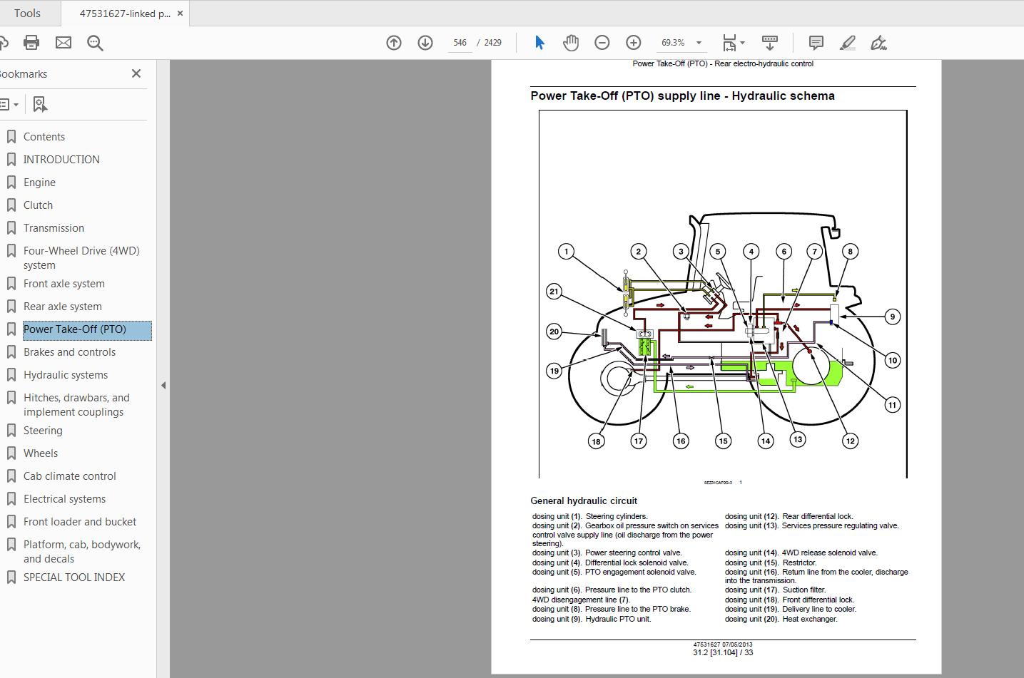 Steyr 4085 4095 4105 Tractor Service Manual 47531627 3