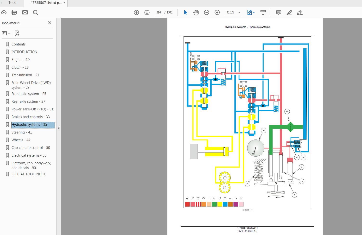 Steyr 4095 4105 4115 Multi ET Tractor Service Manual 47735507 4