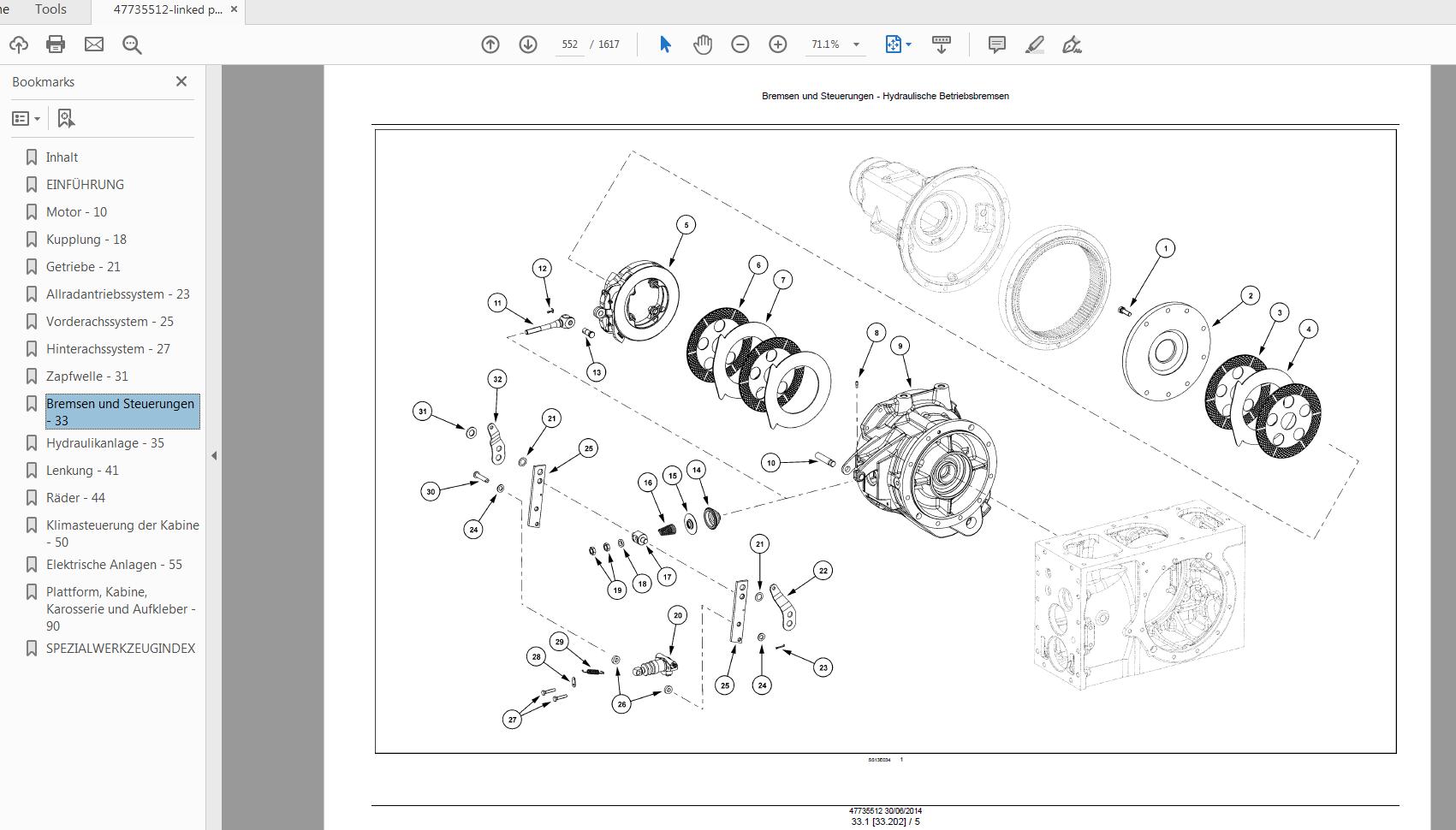 Steyr 4095 4105 4115 Multi ET Tractor Service Manual 47735512 4