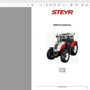 Steyr 6130 3145 6160 CVT Tractor Service Manual 84477629A 1