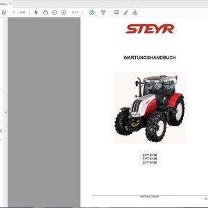 Steyr 6130 3145 6160 CVT Tractor Service Manual 84477632 1