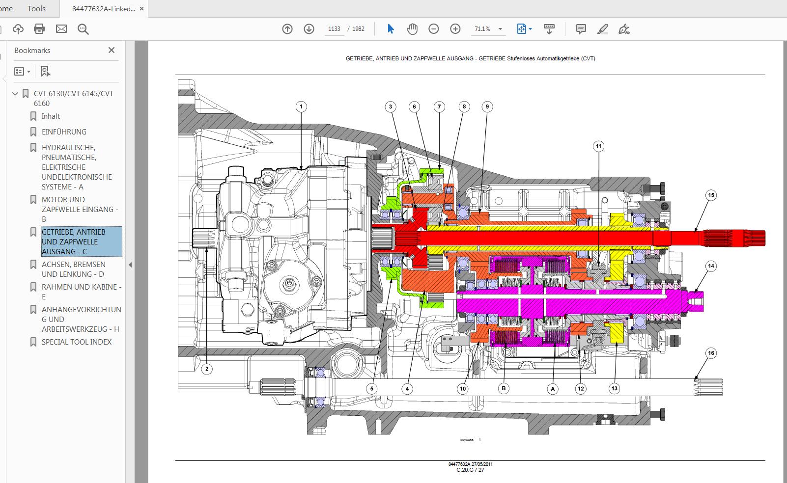 Steyr 6130 3145 6160 CVT Tractor Service Manual 84477632 4