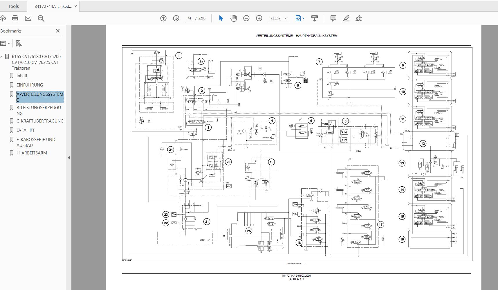 Steyr 6165 6180 6200 6210 6225 CVT Tractor Service Manual 84172744A 2