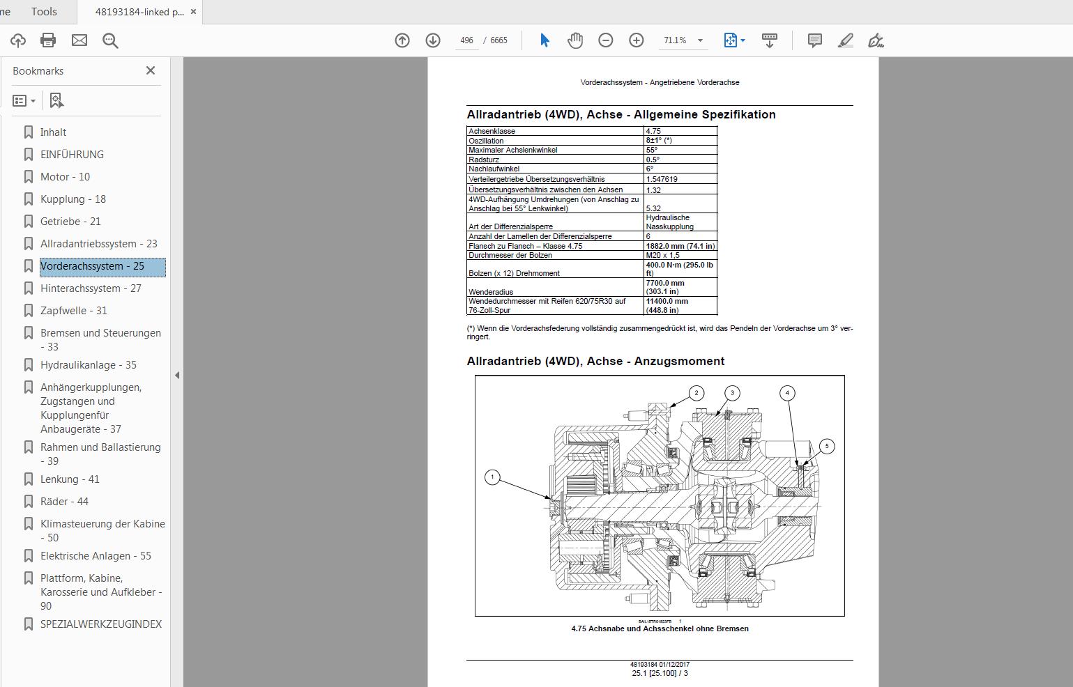 Steyr 6270 6300 TERRUS CVT Stage IV Tractor Service Manual 48193184 2