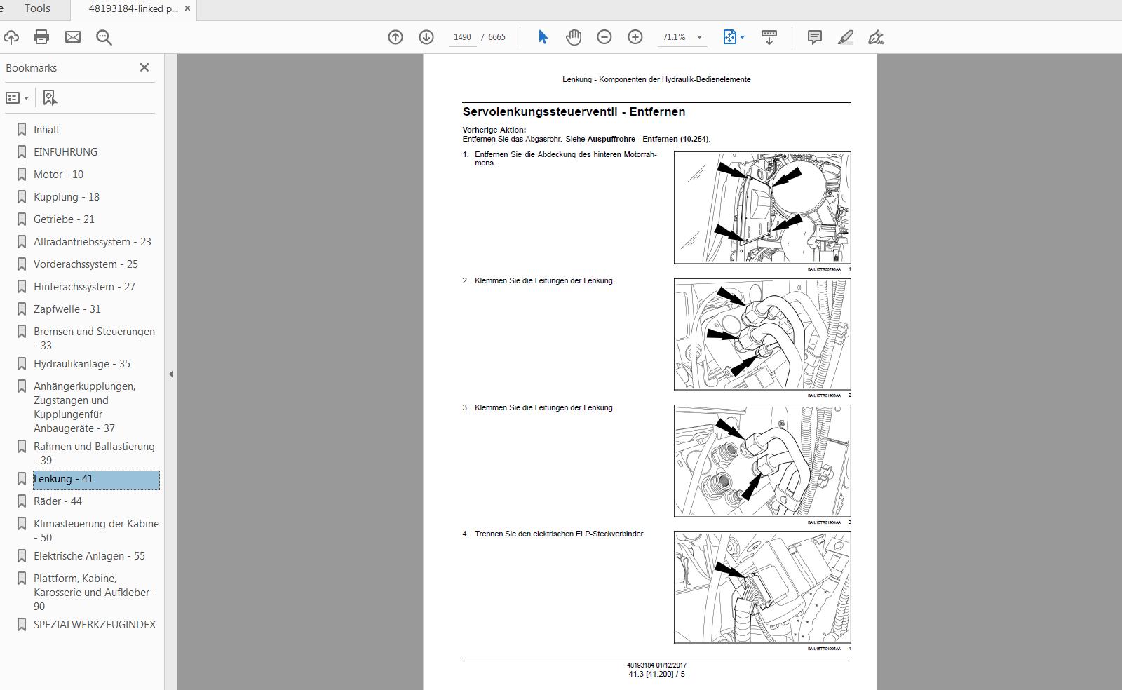 Steyr 6270 6300 TERRUS CVT Stage IV Tractor Service Manual 48193184 4