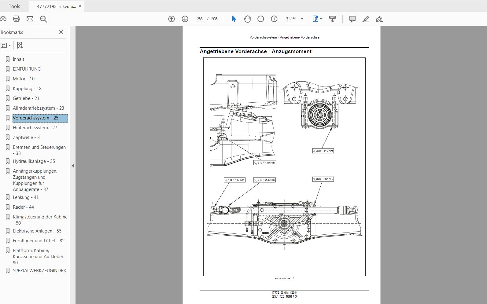 Steyr Kompakt 4055S 4065S Ecotech Tractor Service Manual 47772193 2