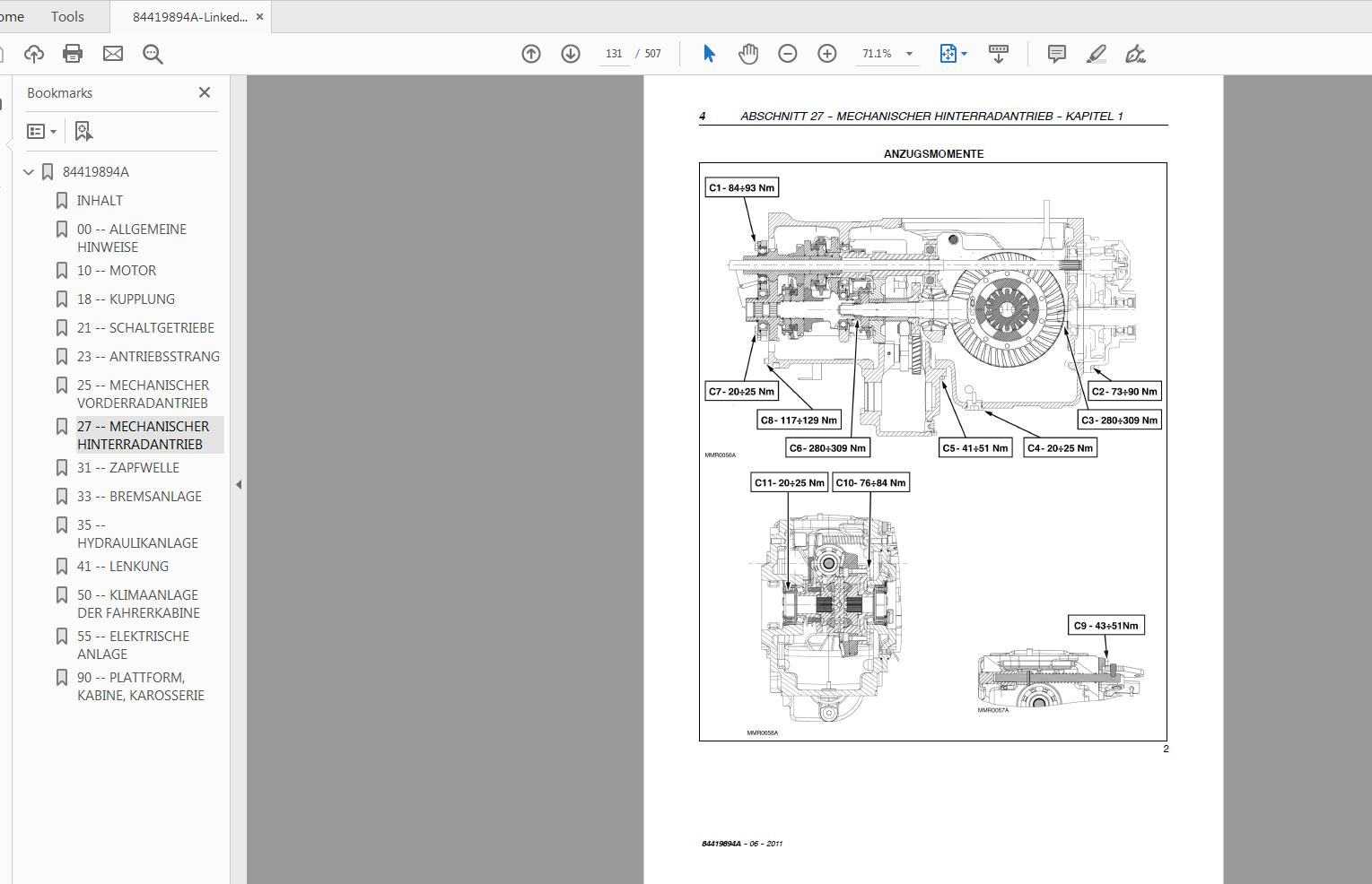Steyr Kompakt 4055S 4065S Tractor Service Manual 84419894A 3
