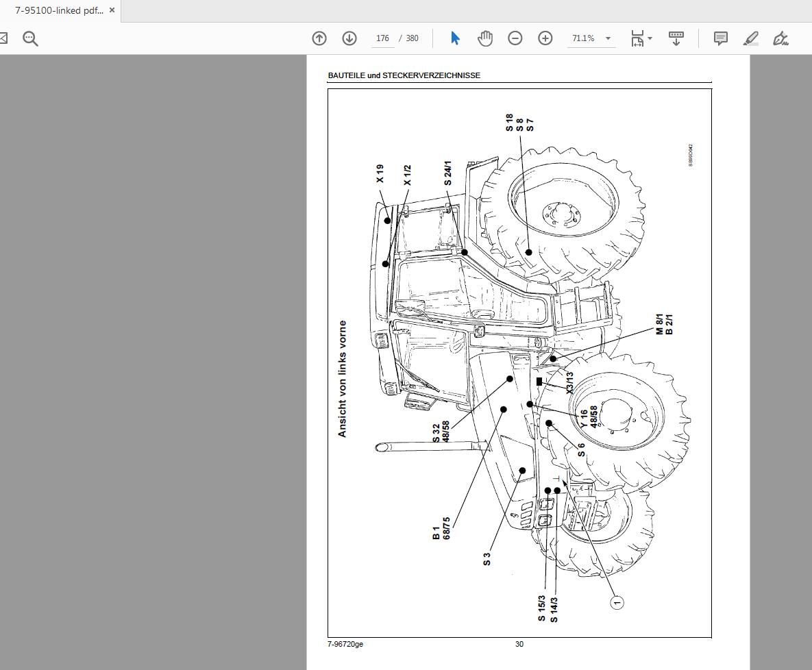 Steyr M948 M958 M952 M963 Tractor Service Manual 7 95100 4