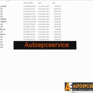 Subaru Repair Manuals Full Set DVD4 2