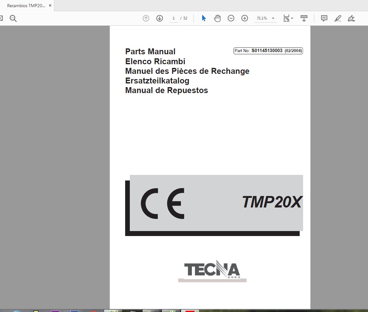 TECNA YALE Forklift Series TMR TCM TMO TMP TMS TMTC Parts Manual 4