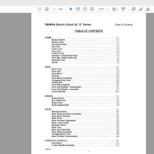 Toyota ForkLift 6BNCUE15 18 Seires Service Manual 1