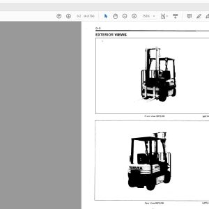 Toyota Forklift 5FDG10 30 Series Repair Manual 4