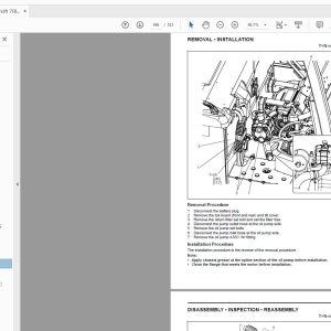Toyota Forklift 7FBE10 20 Series Repair Manual CE327 CE328 4