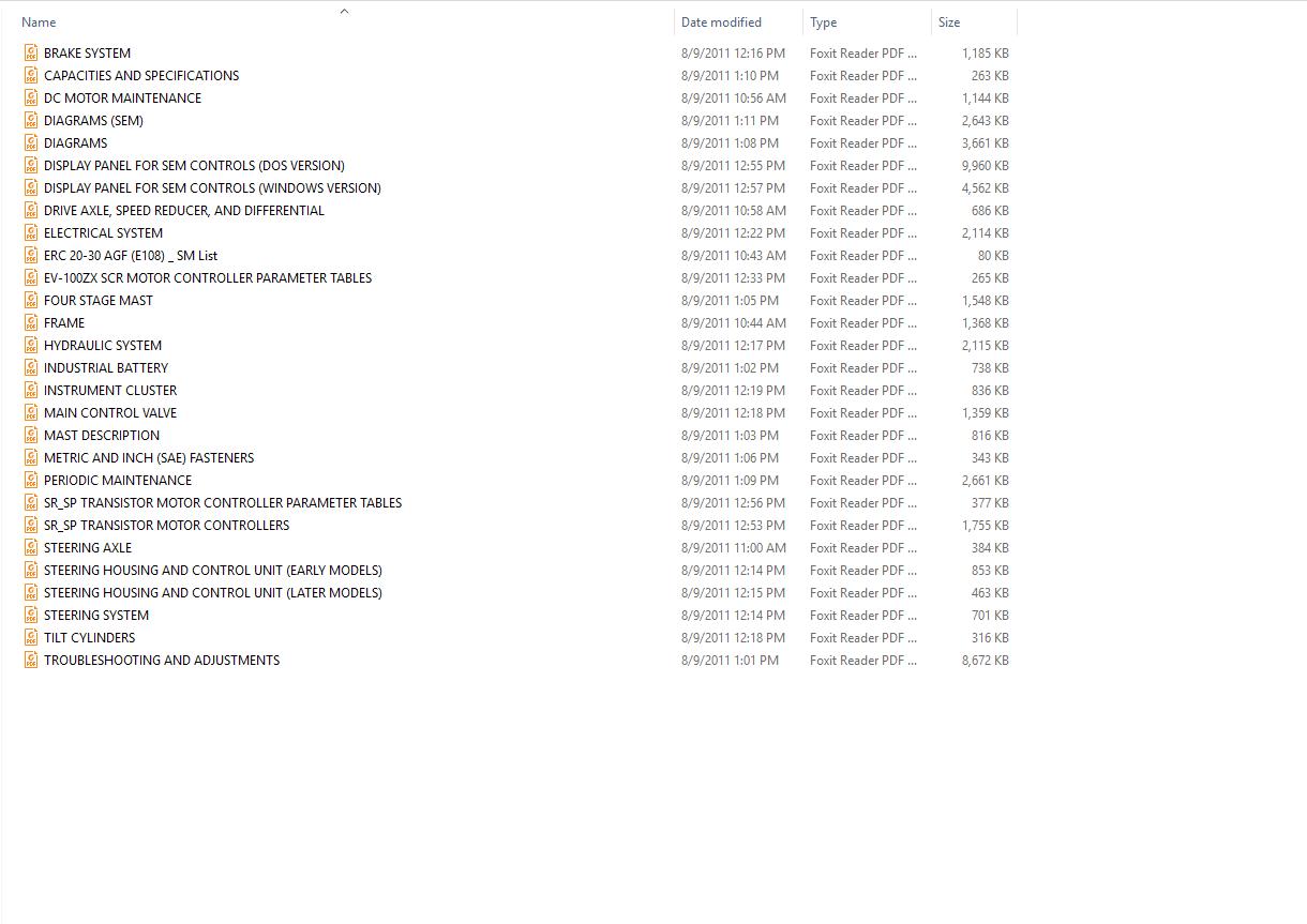 Yale Forklift Service Manuals 102018 DVD2 3