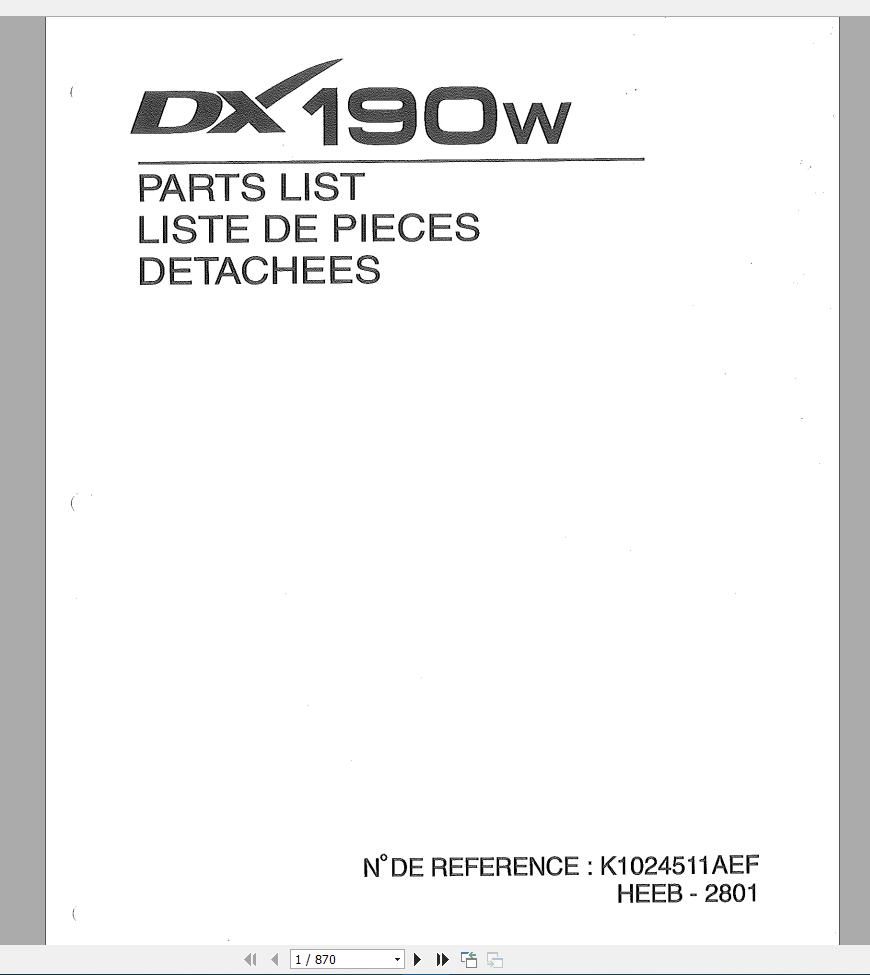 DAEWOO Solar Some Models Part Manual 5