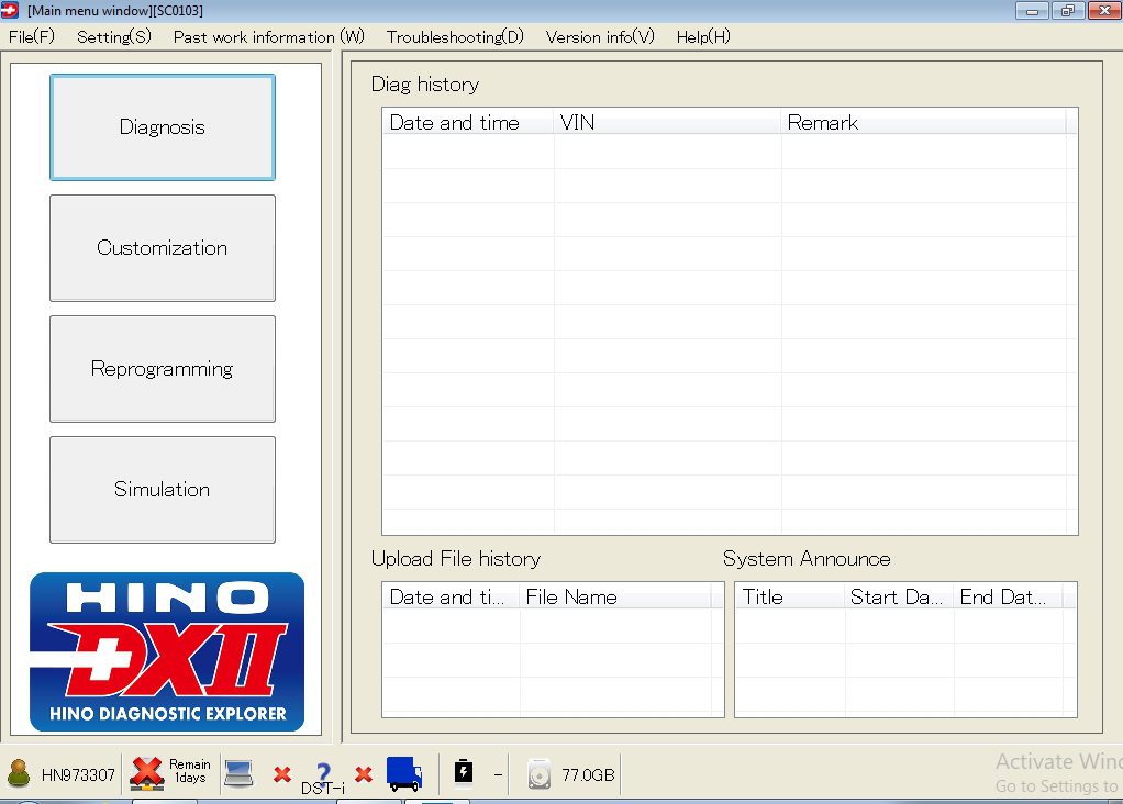 HINO Diagnostic eXplorer DX2 11199 2019 Unlocked Full Instruction 2