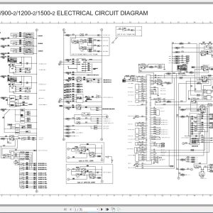 Hitachi Sumitomo Crawler Crane SCX80090012001500 2 Electrical Circuit Diagram TT25U E 00circuit1