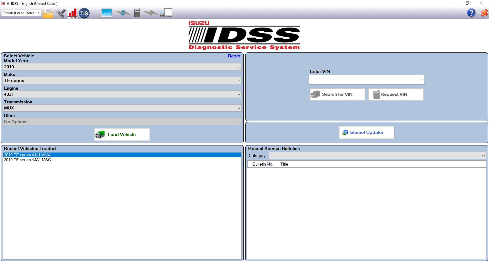 Isuzu G IDSS Diagnostic Service System 04201