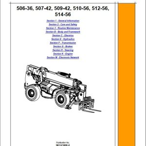 JCB Tele Truck 506 36 507 42 509 42 510 56 512 56 514 56 T4i Sevice Manual 1