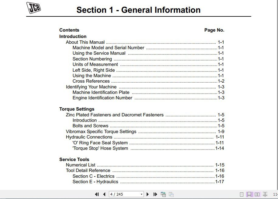 JCB Vibromax Roller VM1500 Sevice Manual 2