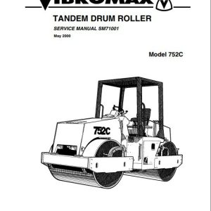 JCB Vibromax Roller VMT850H 752C Sevice Manual 1