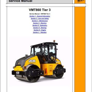 JCB Vibromax Roller VMT860 Sevice Manual 1
