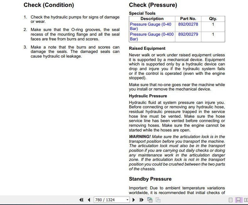 JCB Wheeled Loader 419S Sevice Manual 4