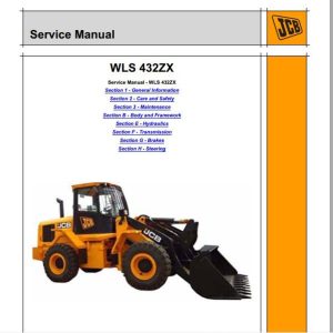 JCB Wheeled Loader WLS 432ZX Sevice Manual 1