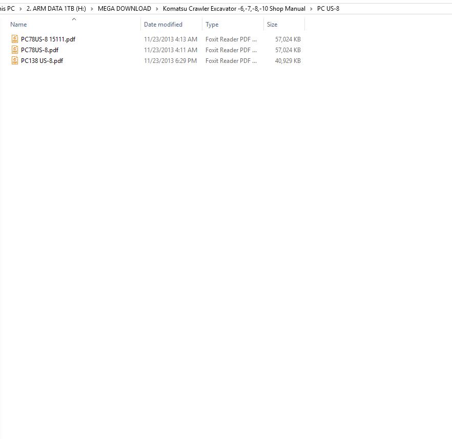 Komatsu Crawler Excavator  6 7 8 10 Shop Manual2