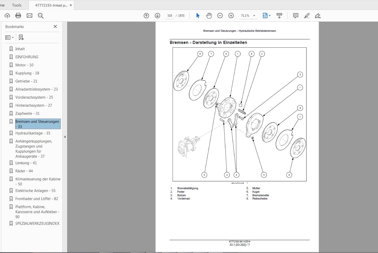 Steyr Kompakt 4055S4065S EcotechTractor Service Manual 47772193 3