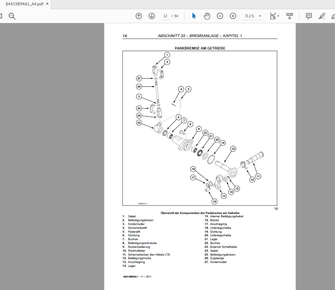 Steyr Kompakt 4055S4065S Tractor Service Manual 84419894A1 2