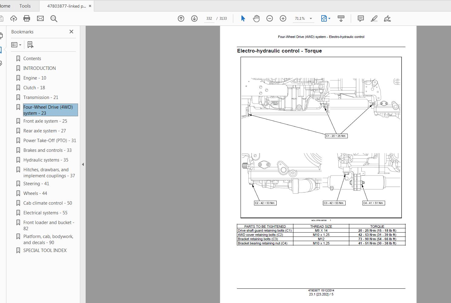 Steyr Kompakt 40754085409541054115 EcotechTractor Service Manual 47803877 2