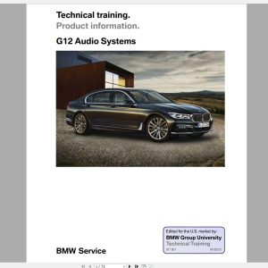 BMW 7 Series G12 2016 On Technical Training2