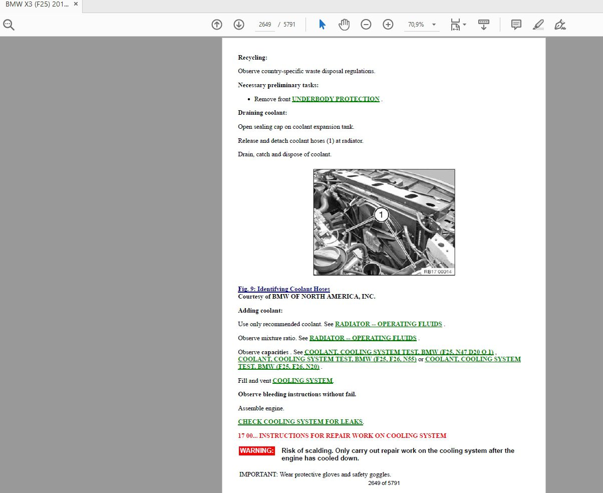 BMW X3 F25 Factory Service Repair Manual2010 2014 3