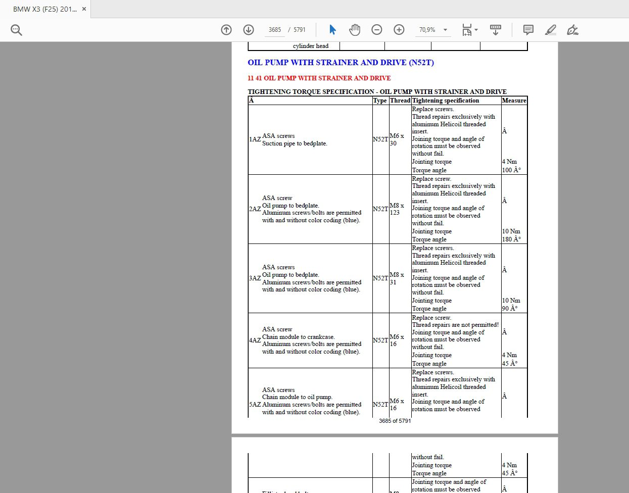 BMW X3 F25 Factory Service Repair Manual2010 2014 4