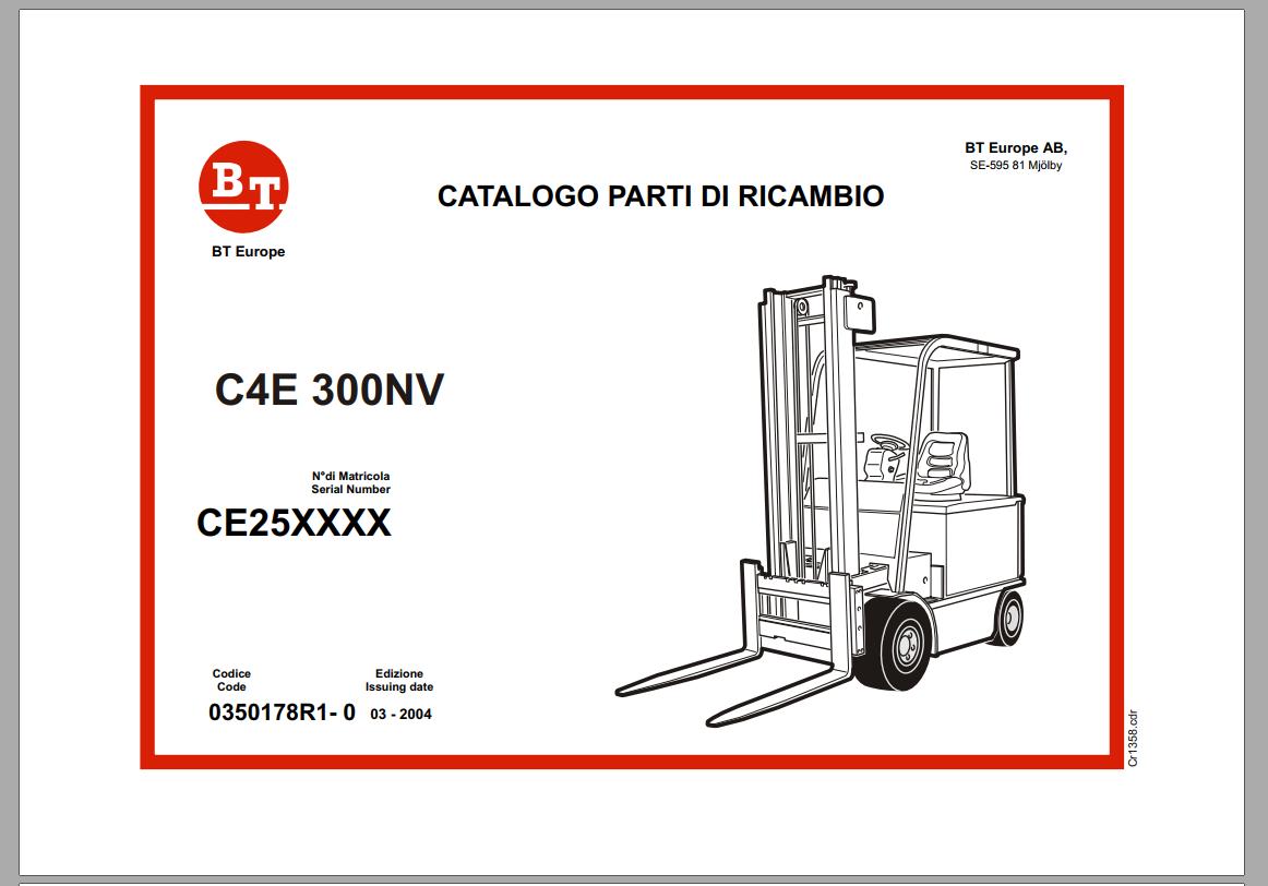 BT Forklift Service Manual Truckcom 2019 DVD4
