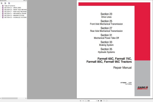 CASE IH TRACTOR FULL SERVICE MANUAL 2019 (12)