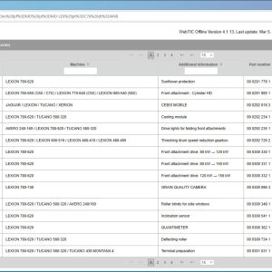 CLAAS WebTIC Offline 032019 Repair and Service Documentation0 1