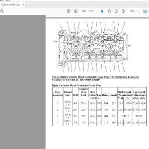Cadillac Seville 46L 1998 2004 Service Repair Manual 4