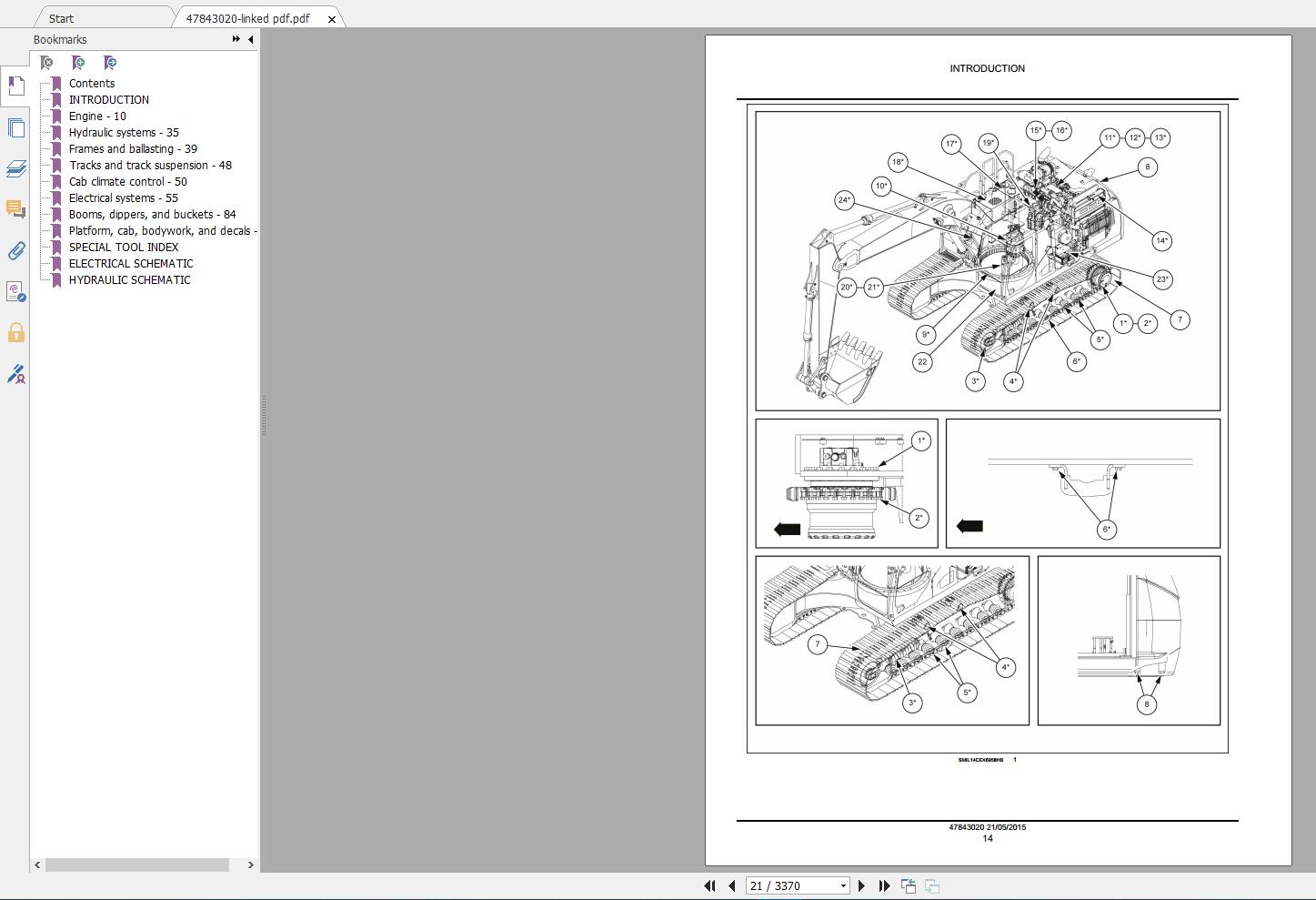 Case Crawler Excavator CX300D Service Manual 3