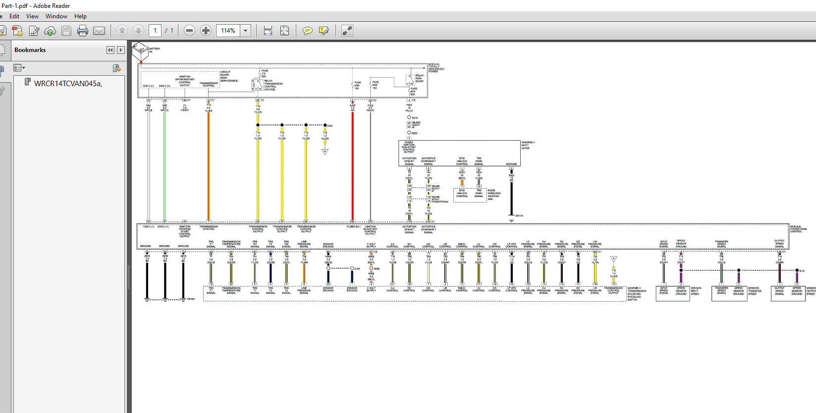 Dodge Grand Caravan 2011 2016 Full Wiring Diagrams CD 9