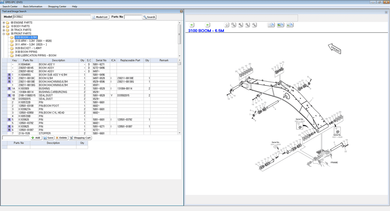 Doosan Infracore GPES 0320175