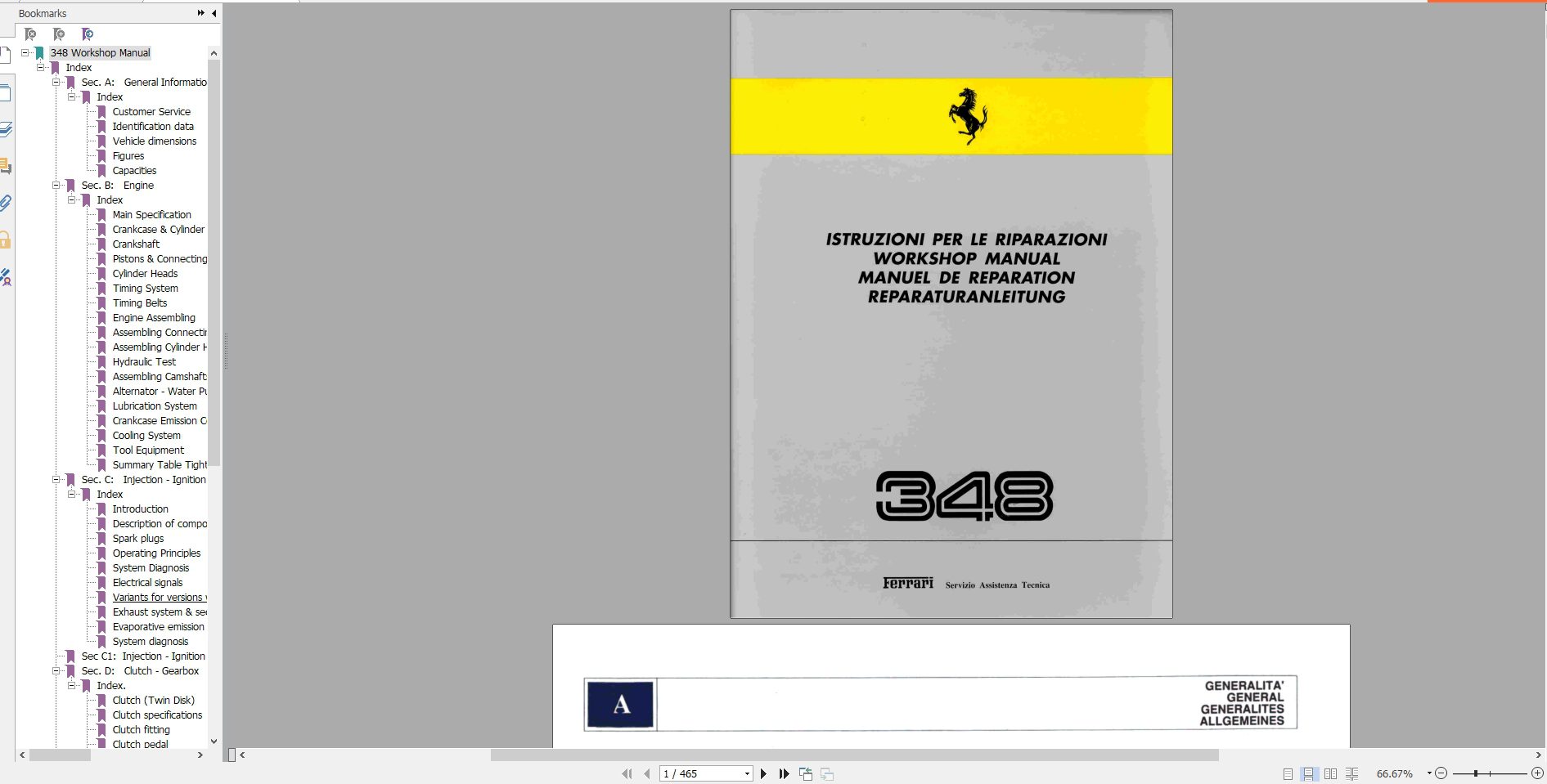 Ferrari 348 Workshop ManualEN 1
