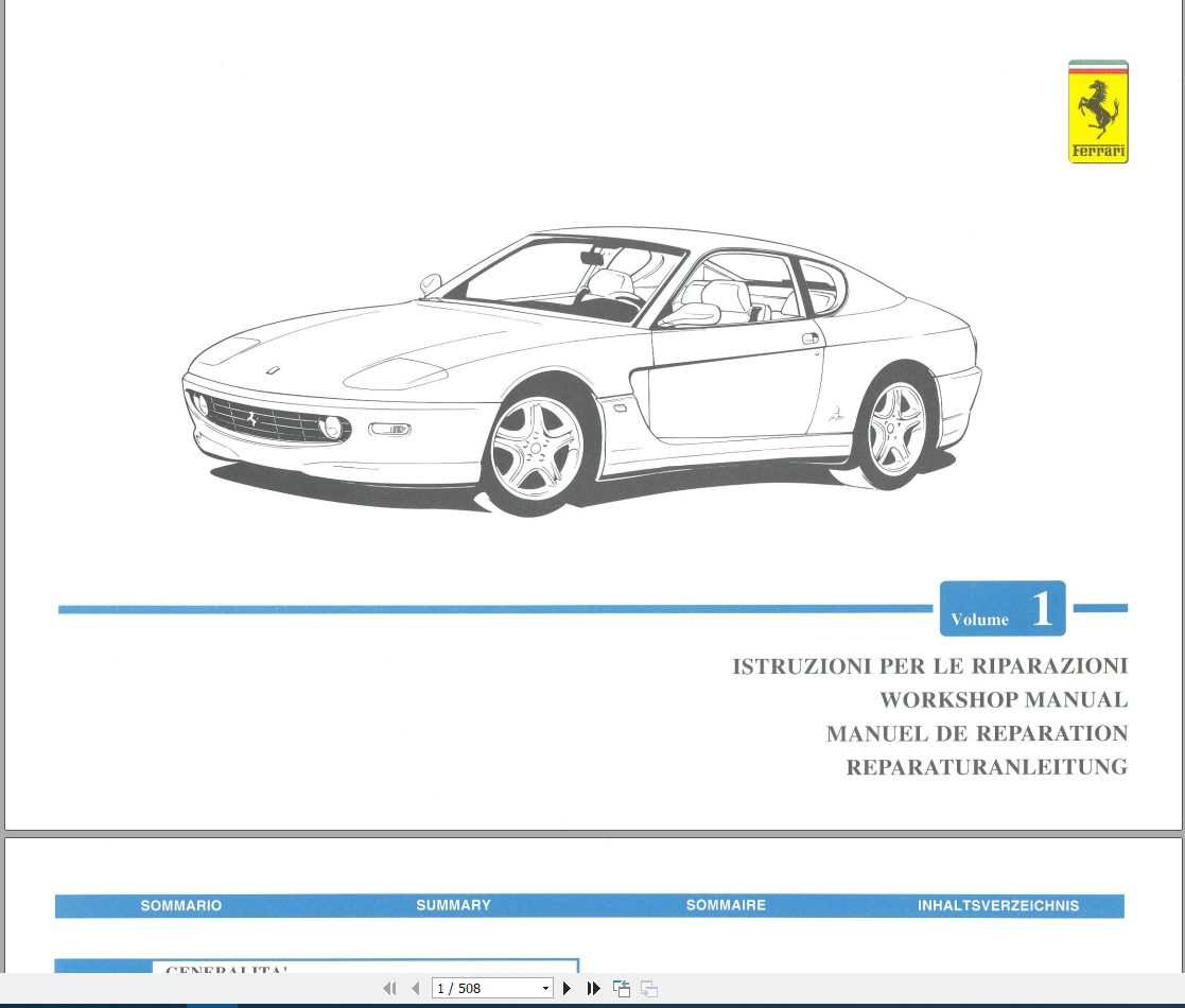 Ferrari 455M Workshop ManualEN 1