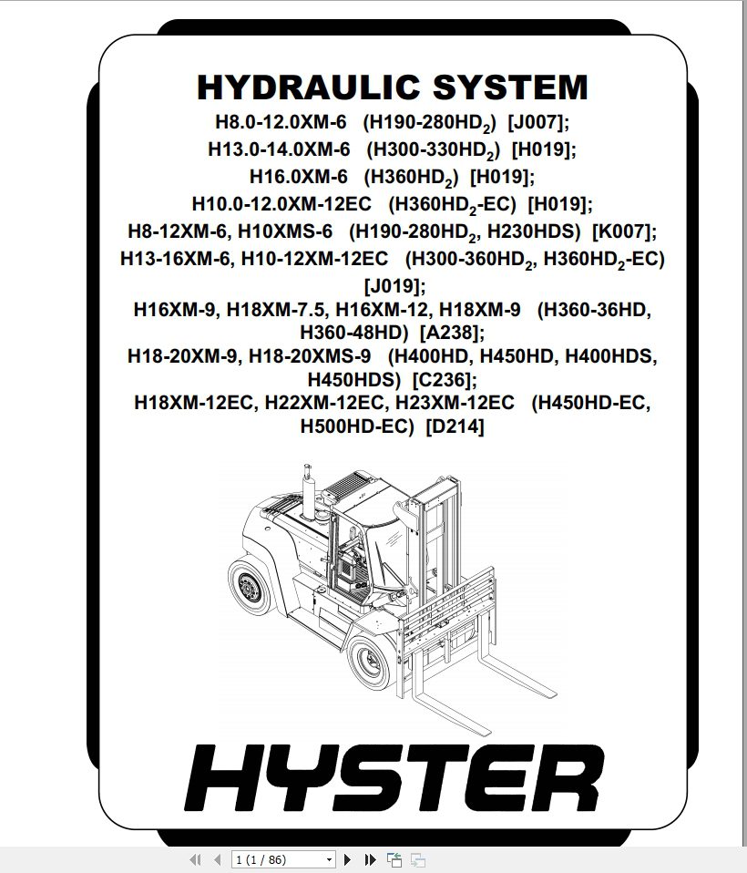 HYSTER3YBDd5