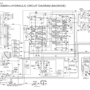 Hitachi EX750 5 EX800H 5 TT162E 01 Hydraulic Circuit Diagram 1