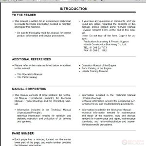 Hitachi EX750 5 EX800H 5 Workshop Manual 1